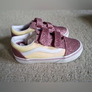 VANS GIRLS OLD SKOOL V tennis sneaker SIZE 10